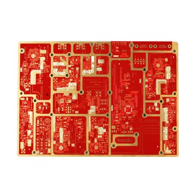 high frequency pcb , customized rogers + Fr4 mixed PCB manufacturing